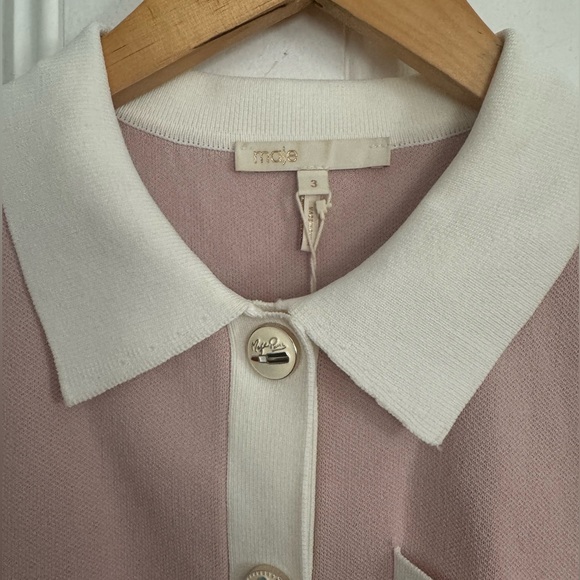 Pink Maje polo top - Picture 4 of 7
